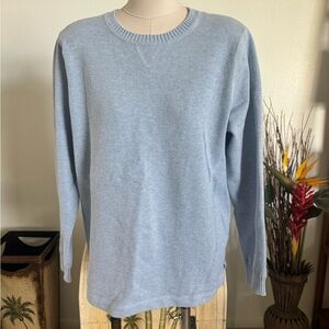 Eddie Bauer Women's Soft Naby Blue Crewneck Sweater Long Sleeve M